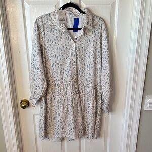 Elegant Patterned Mini Dress